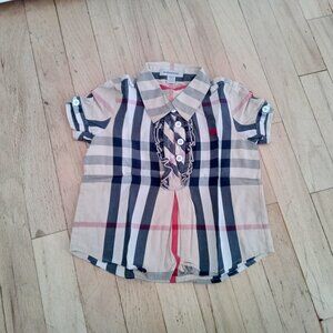 Burberry shirt in classic plaid